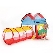 Play tent with tunnel