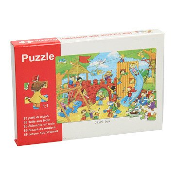 Houten Legpuzzel Speeltuin, 88st.