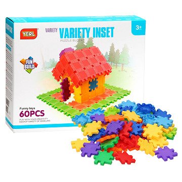 Square Construction Kit, 60pcs.