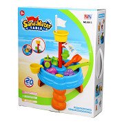 Sand and Water Table with Tower, 20 pcs.