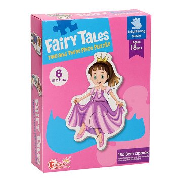 Puzzle Set Fairies with 6 Puzzles