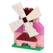 Building Blocks 3in1 Pink - Windmill, Crab, Racing Car, 61pcs.
