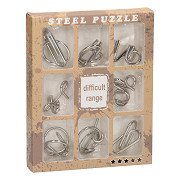 Metall-Gehirnpuzzle, 9-tlg. ***