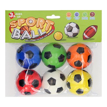 Foam Footballs, 6pcs.