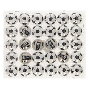 Pull Back Mini Voetbal, 30st.