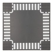 Construction plate Crossing Gray