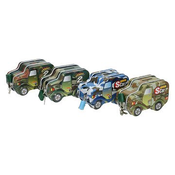 Tin Money Box Car