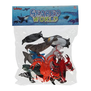 Large Toy Figures Ocean Animals, 11pcs.