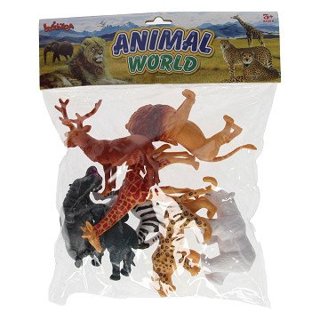 Wilde Tiere, 8 Stück.