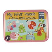 My First 6 Puzzles in Tin - Animals