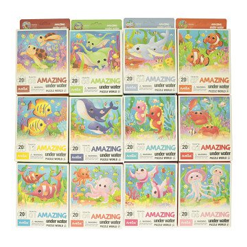 Mini Puzzle Underwater World, 20 pcs.
