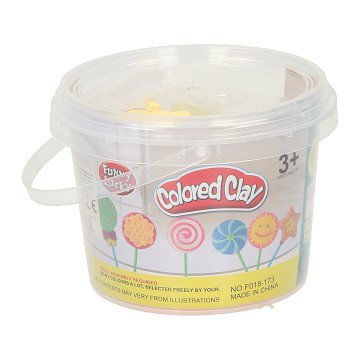 Clay Set in Storage Box Making Lollipops - 6 Colors of Clay