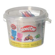 Tonset in Aufbewahrungsbox zur Süßigkeitenherstellung – 6 Tonfarben