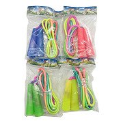 Jump rope with rainbow cord