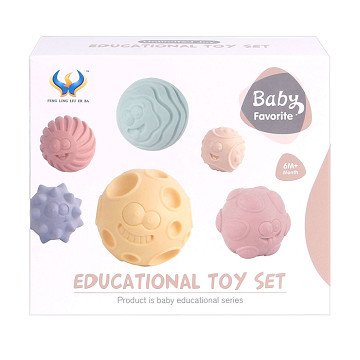 Motor Skills & Sensory Balls Hip, 6 pcs.