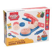 Clay Set with Clay Press - 4 Colors of Clay