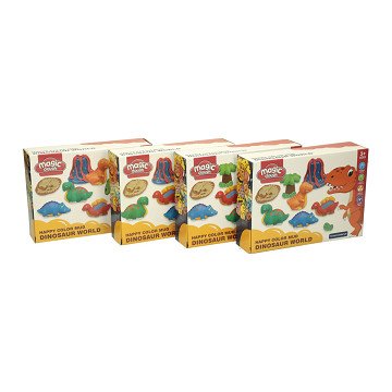 Dinosaur World Clay Set - 4 Colors of Clay