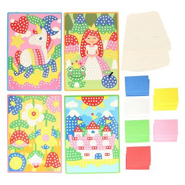 Mosaic Collage Princess Craft Kit