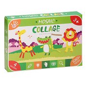 Mosaic Collage Wild Animals Craft Kit