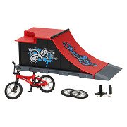 Finger Stunt Bike Set with Ramp