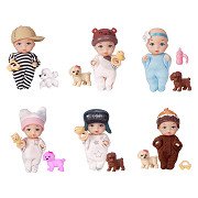 Doll Set with Pet Friend Mini Doll