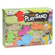 Speelzand Wilde Dieren met Vormpjes, 400gr