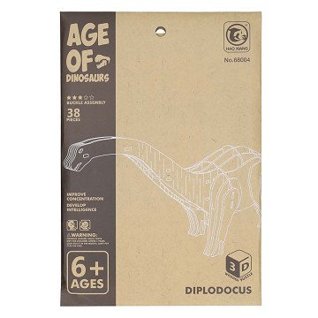 Holzbausatz Dino 3D Diplodocus