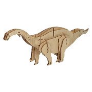 Wooden Construction Kit Dino 3D Diplodocus