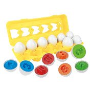 Matching Eggs Numbers Set