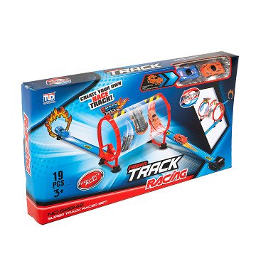 Car Race Track Set Tube Duel, 19pcs.