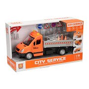 LKW-Baustelle mit Licht und Sound
