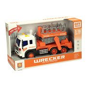 LKW mit Hubarbeitsbühne mit Licht und Sound