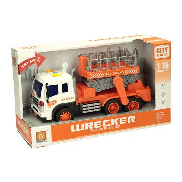LKW mit Hubarbeitsbühne mit Licht und Sound