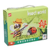 Jigsaw puzzle Insect World, 63 pcs.