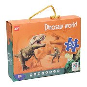Dino World Jigsaw Puzzle, 63 Pieces
