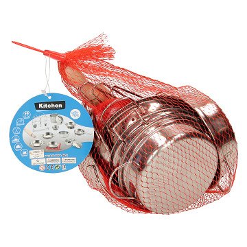 Kitchen and pan set, 15 pcs.