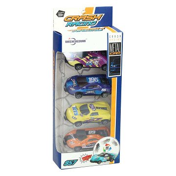 Raceauto Backflip Pull Back Set - 4st.