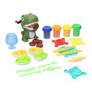 Dino-Ton-Set – 4 Tontöpfe – 24-tlg.