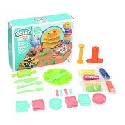 Baking Clay Set - 6 Colors Clay - 22pcs.