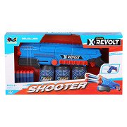 Shooter X Revolt - with 12 Soft Darts and 3 Cans