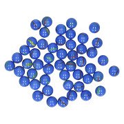 Marbles Blue, 50 pcs.