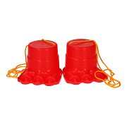 Dino Walking Blocks - Red