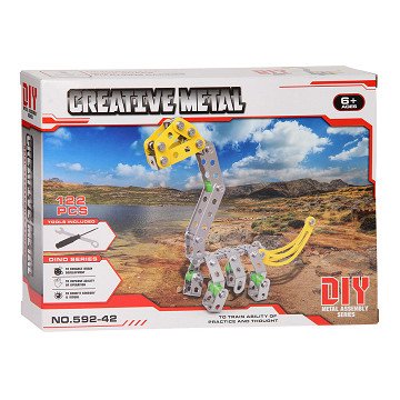Construction set Metal Dino, 122 pcs.