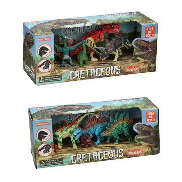 Luxuriöses Dino-Spielset, 6-tlg.