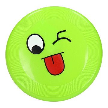 Frisbee-Smiley-Gesicht
