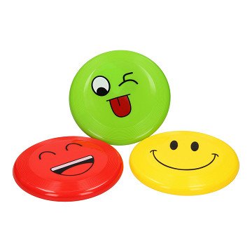 Frisbee Smile-Gesicht