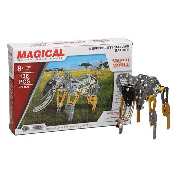 Construction set Metal Elephant, 136 pcs.
