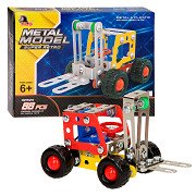 Construction set Metal - Forklift, 88 pcs.