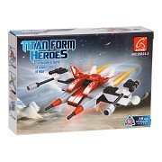 Bouwset Titan Heroes - Space Rood - 73dlg.