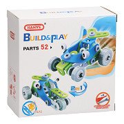 Construction and Play Set Racing Cars 2in1, 52pcs.